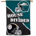 Pittsburgh Steelers / Philadelphia Eagles House Divided Vertical Flag 28" X 40"